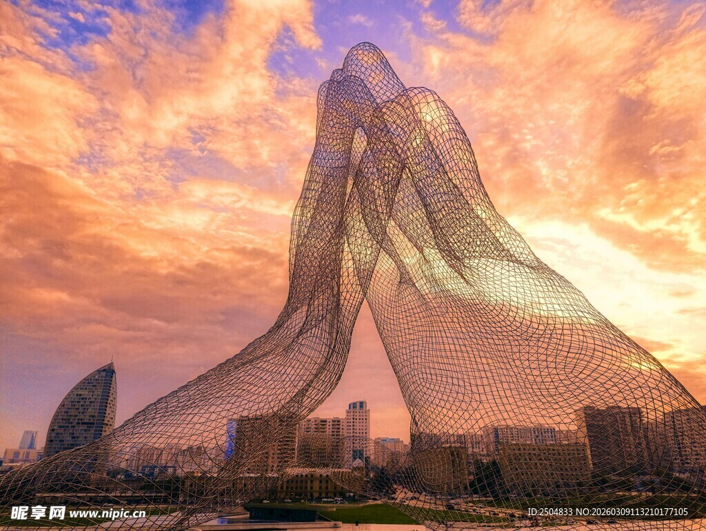 梦幻城市天际线建筑景观