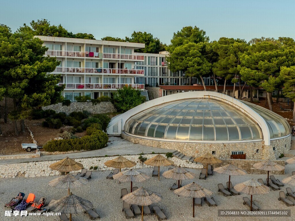 海 度假胜地休闲场景