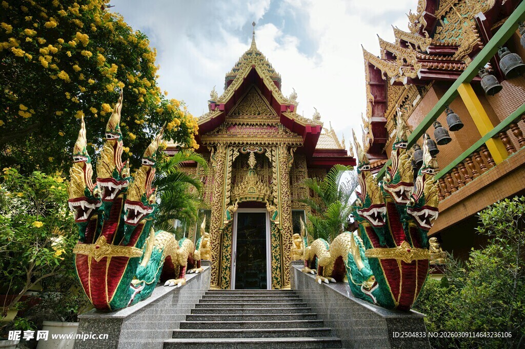 泰国寺庙精美建筑与装饰