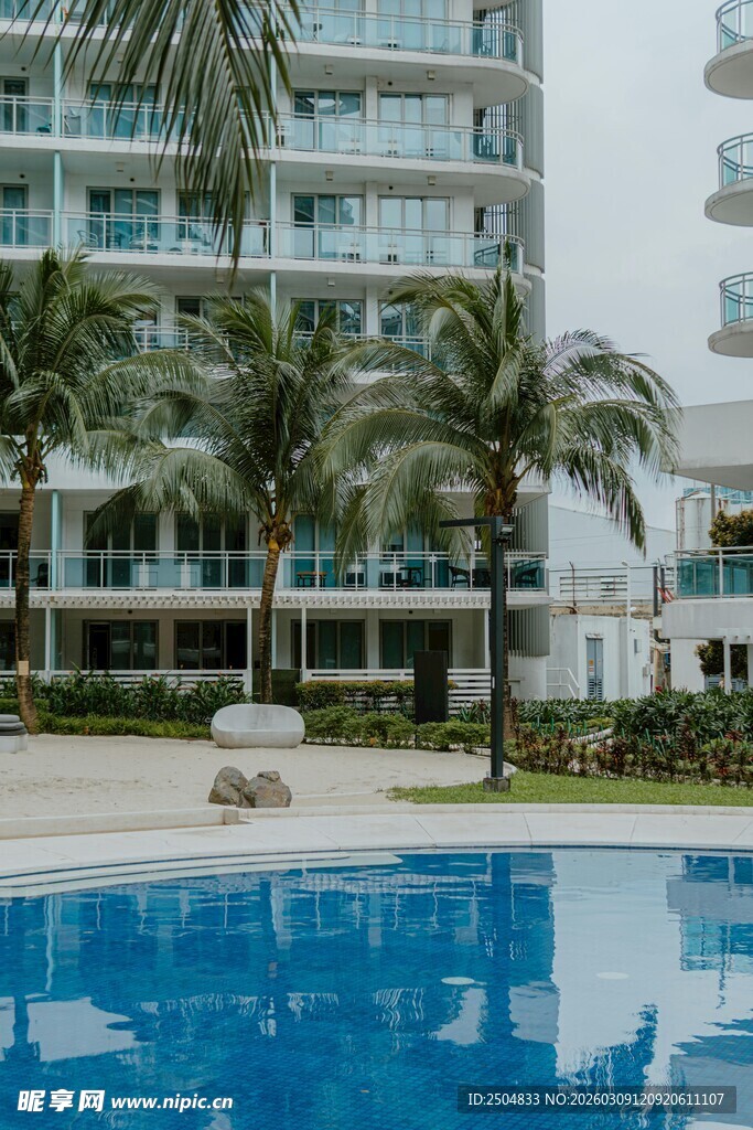 海 度假酒店泳池景观