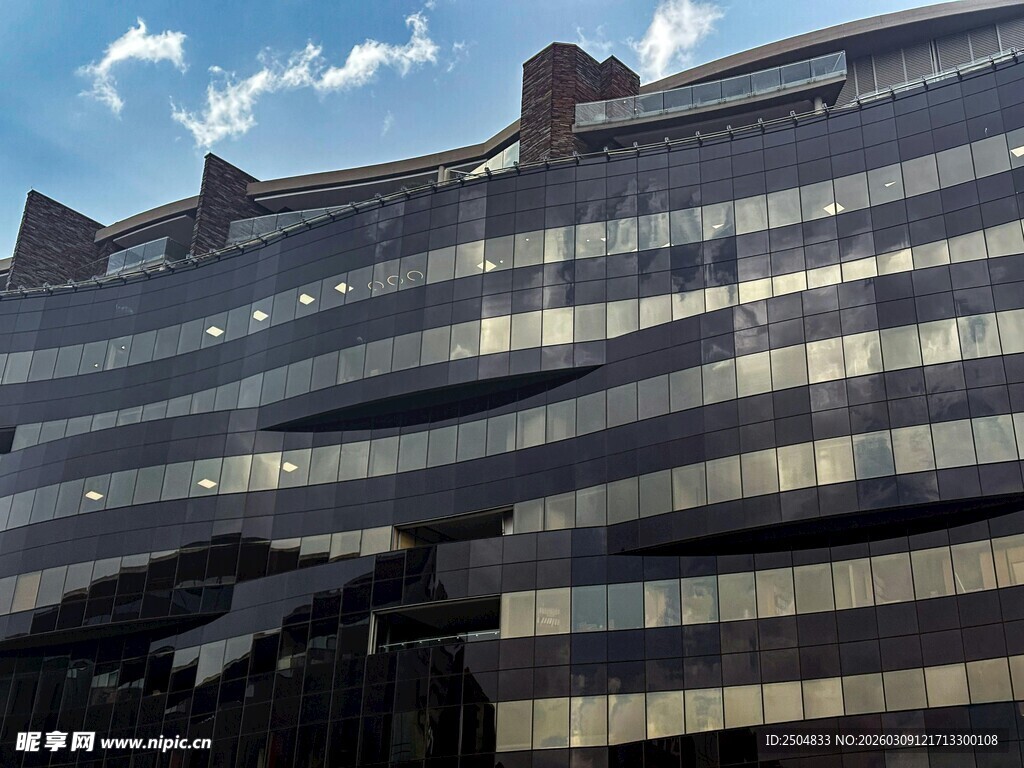 现代高楼大厦外观景致