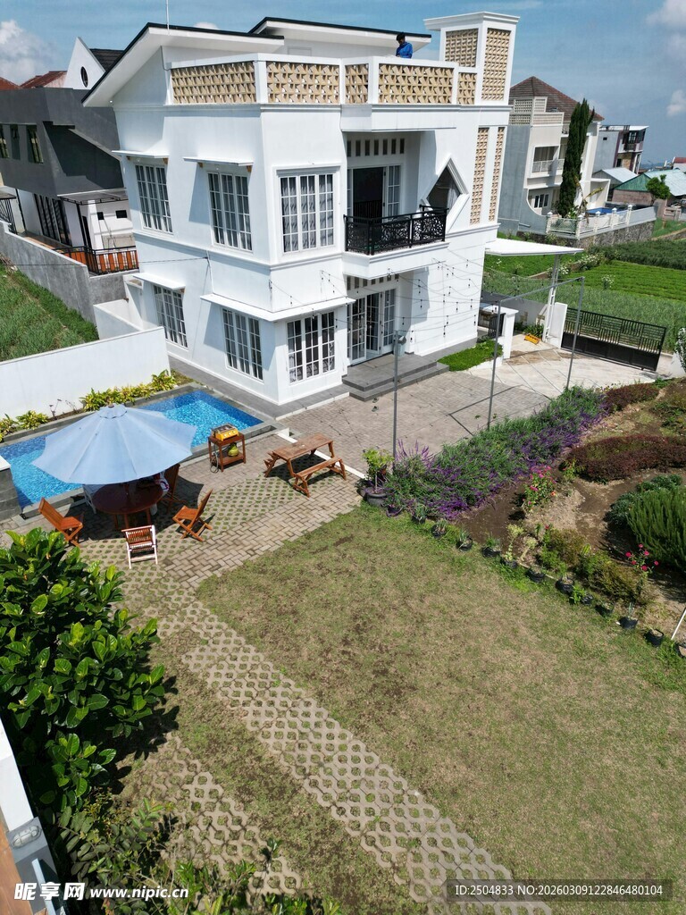 现代别墅庭院景观