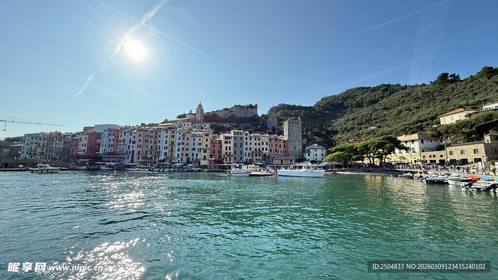 海滨小镇美丽海景风光