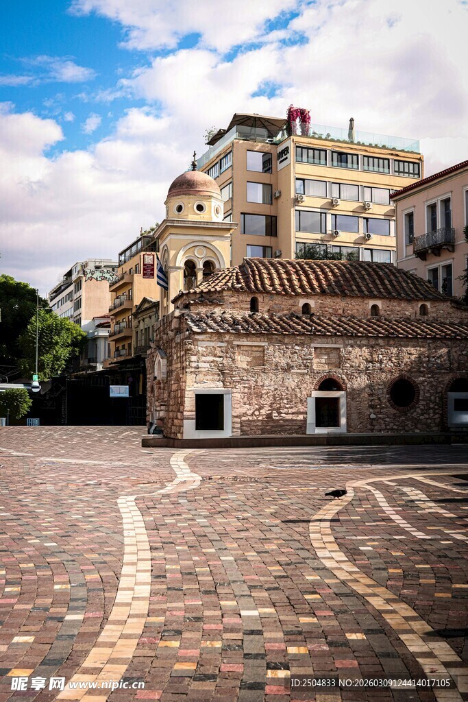 欧式广场与古典建筑