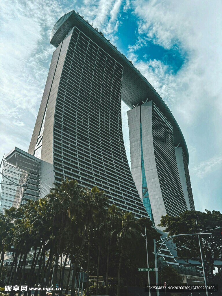 新加坡滨海湾金沙酒店景观