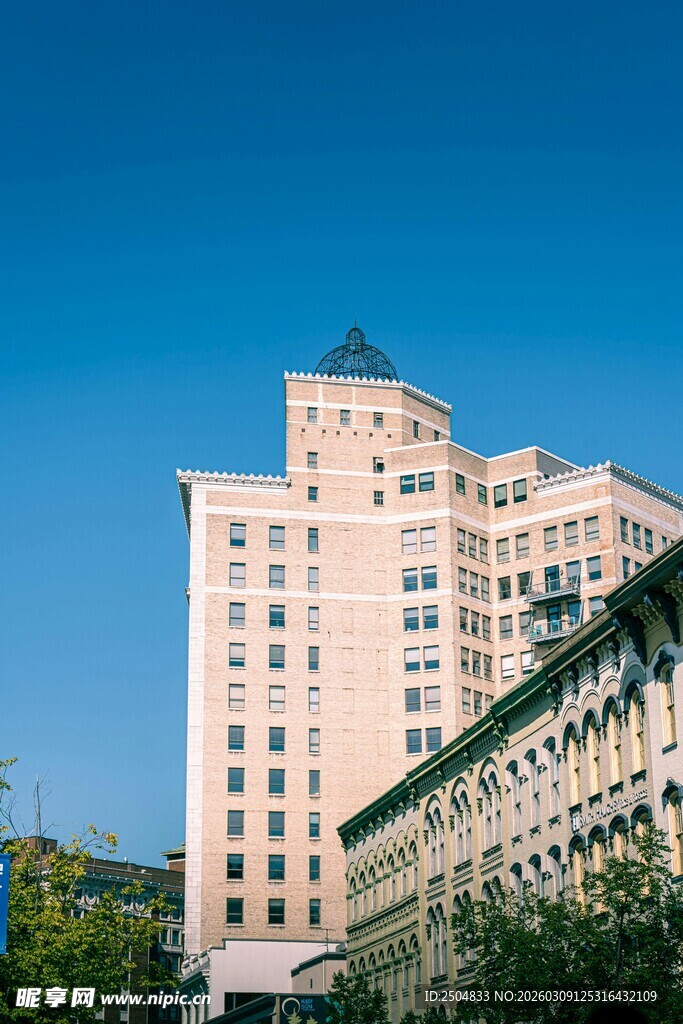 城市中的高楼建筑景观