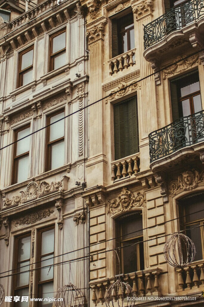 欧式古典风格建筑外观