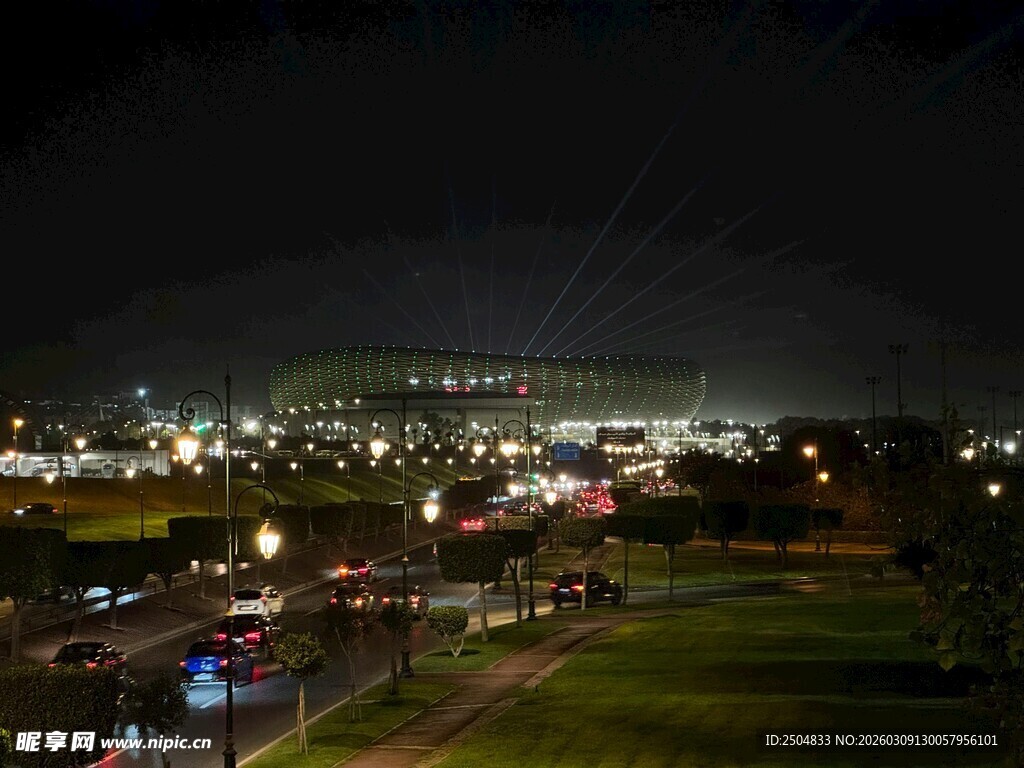 城市夜景俯瞰 璀璨灯火