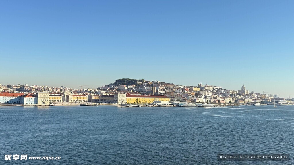 海滨城市美丽海景风光