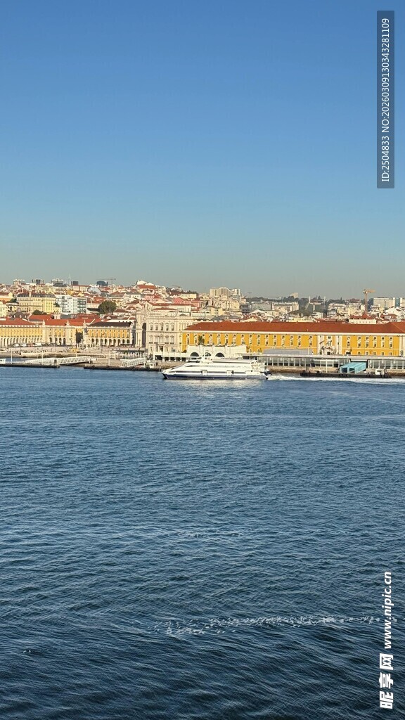 海滨城市美丽海景风光