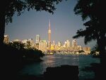 多伦多城市天际线夜景