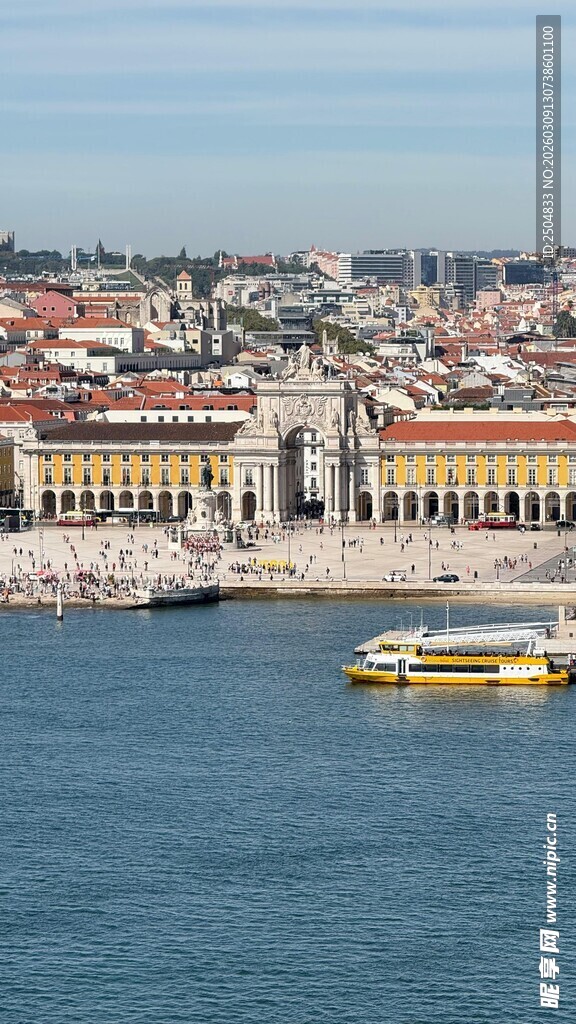海滨城市港口景观
