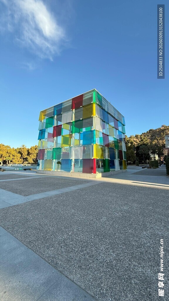 多彩玻璃建筑外观景观