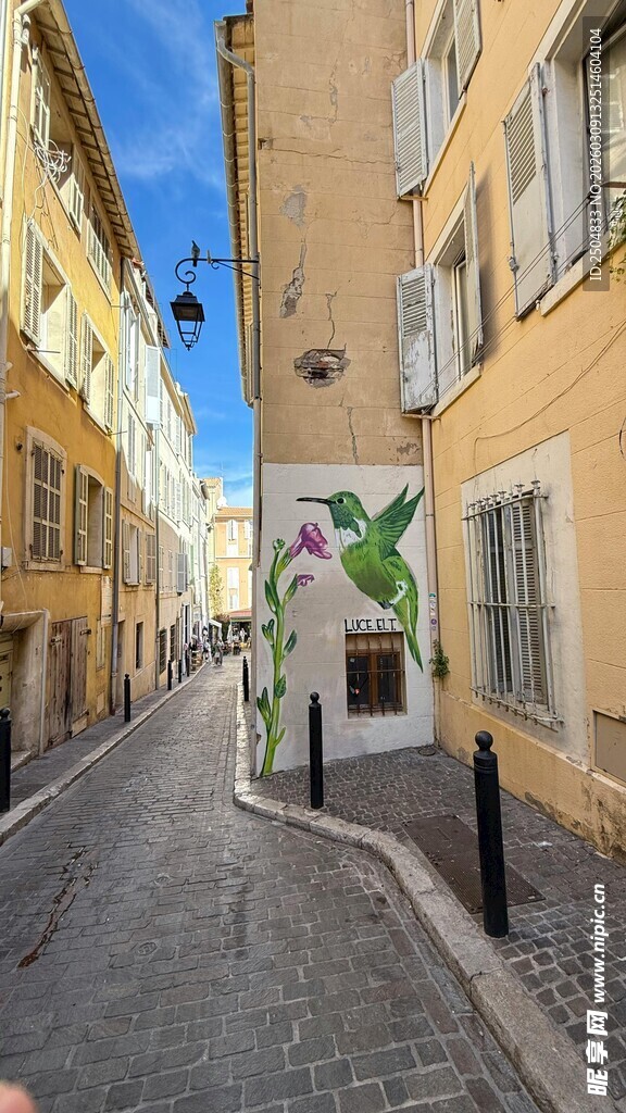  洲小巷的独特街景