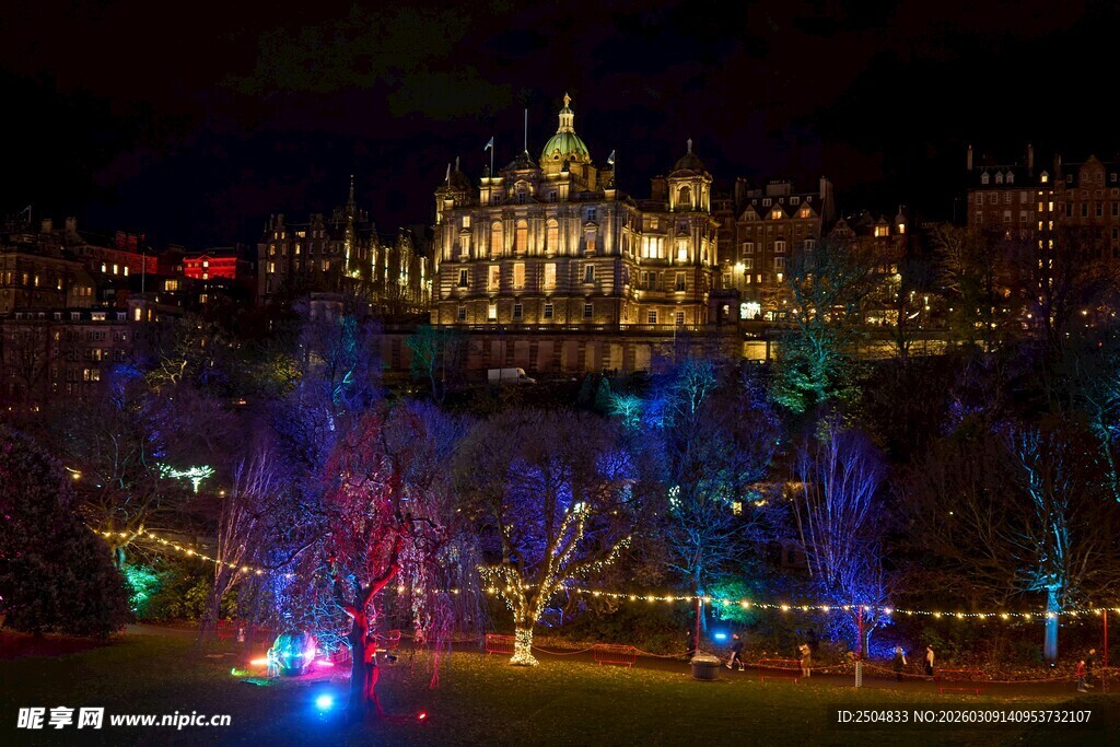 维多利亚夜景灯光秀