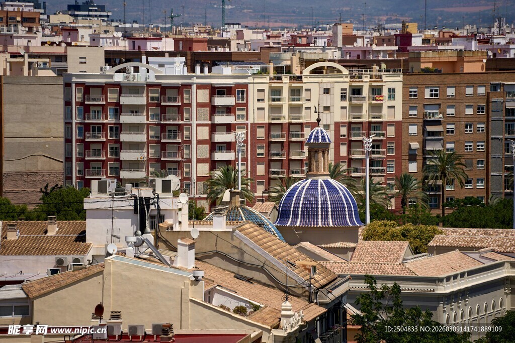 城市建筑景观俯瞰