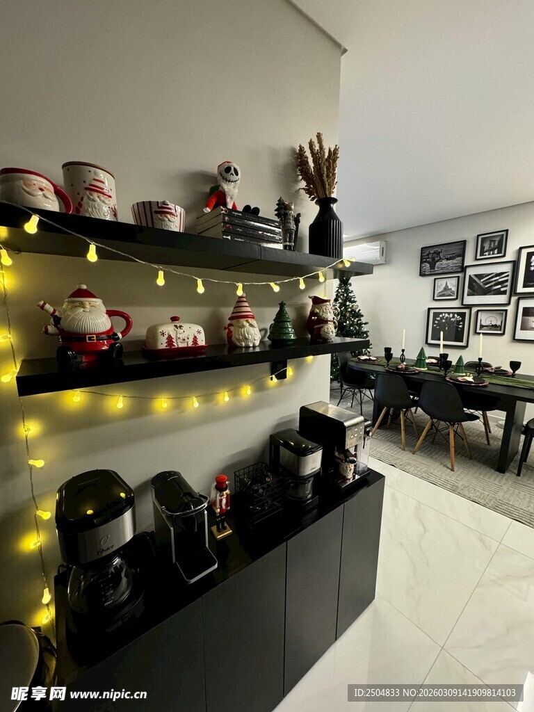 时尚温馨的室内一角