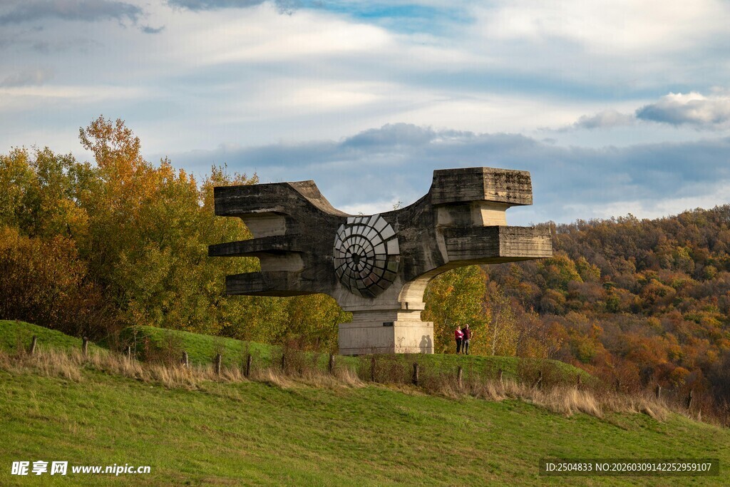 户外造型独特的雕塑景观