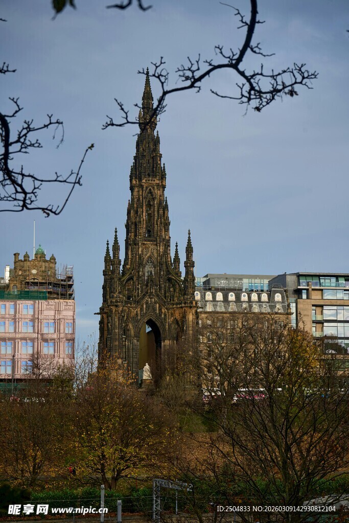 爱丁堡历史建筑景观