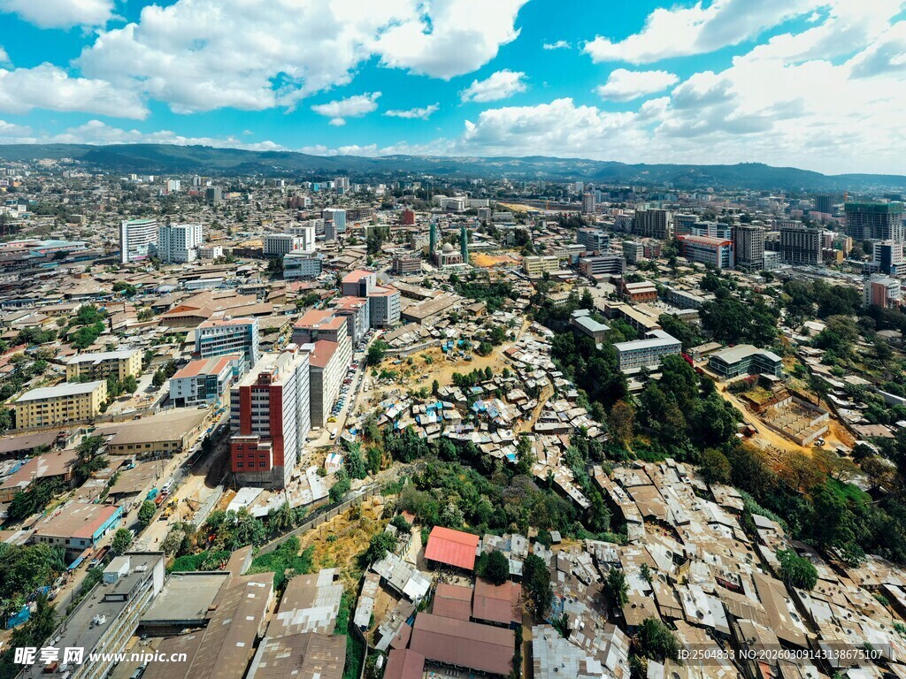 俯瞰城市景观