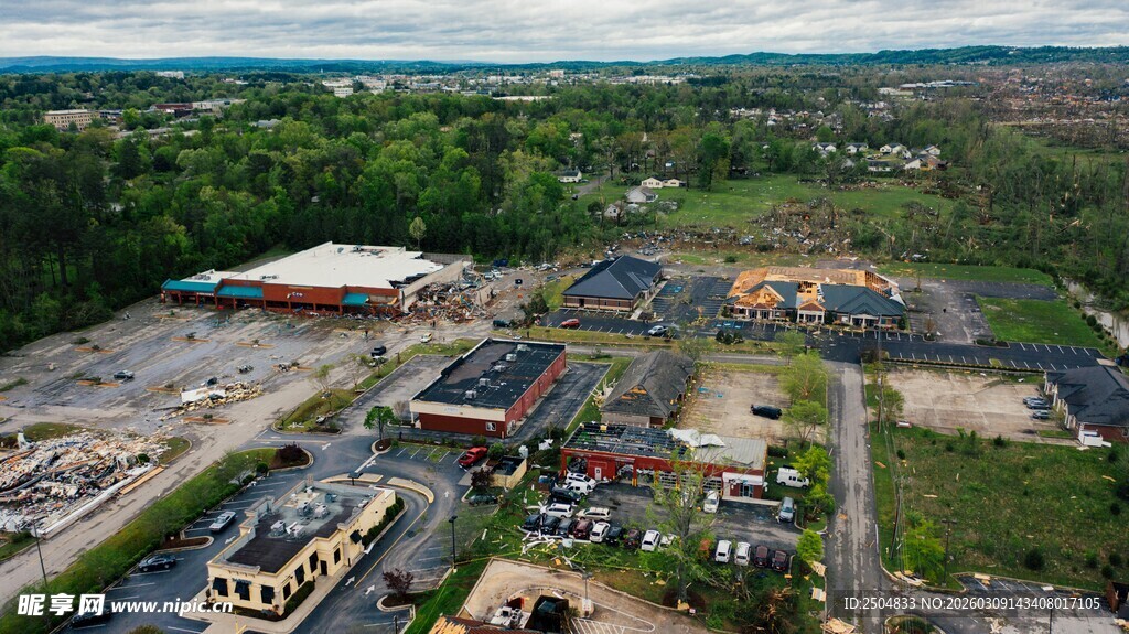建筑工地鸟瞰图