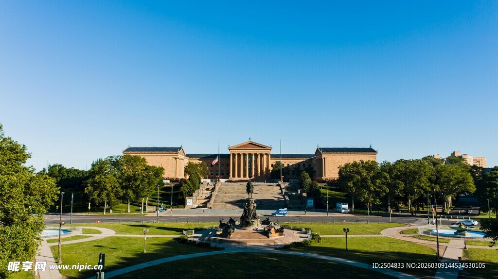 宏伟校园建筑景观