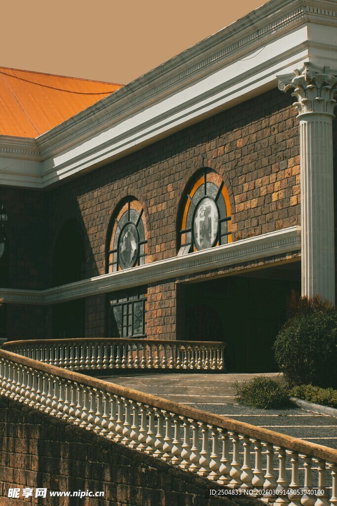 复古风格建筑外观