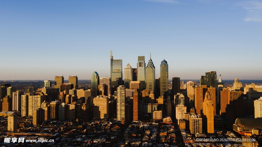 城市天际线 繁华都市景观