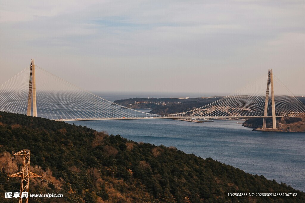 跨海大桥远景风光