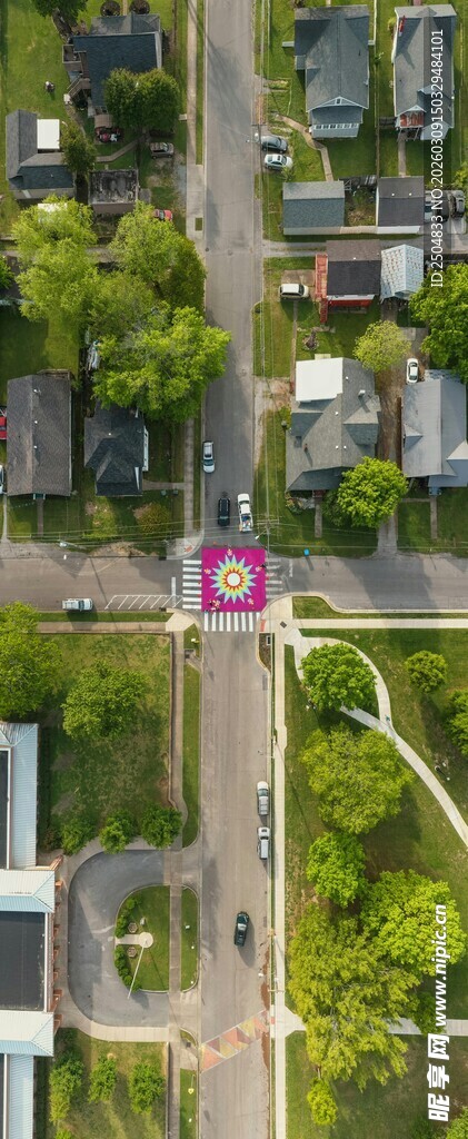城市道路中的红绿灯场景