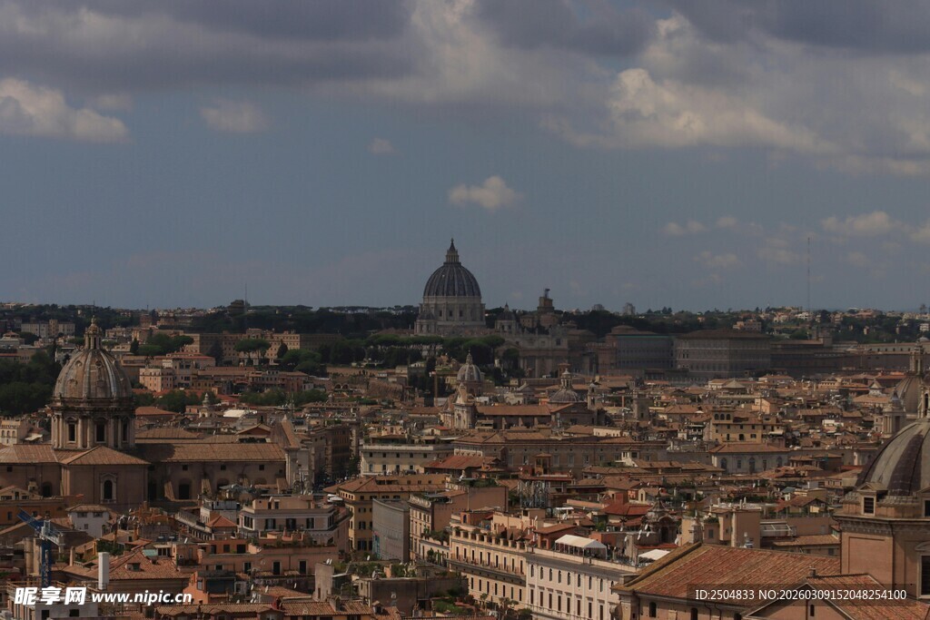罗马城市全景俯瞰
