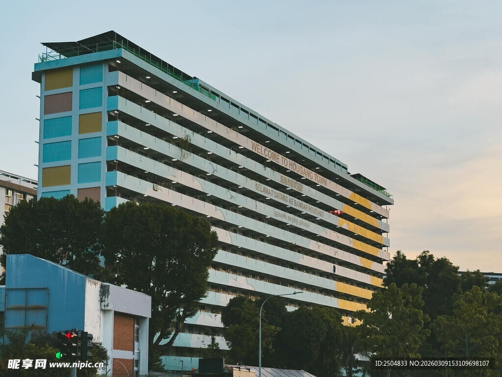 现代高楼大厦外观景观