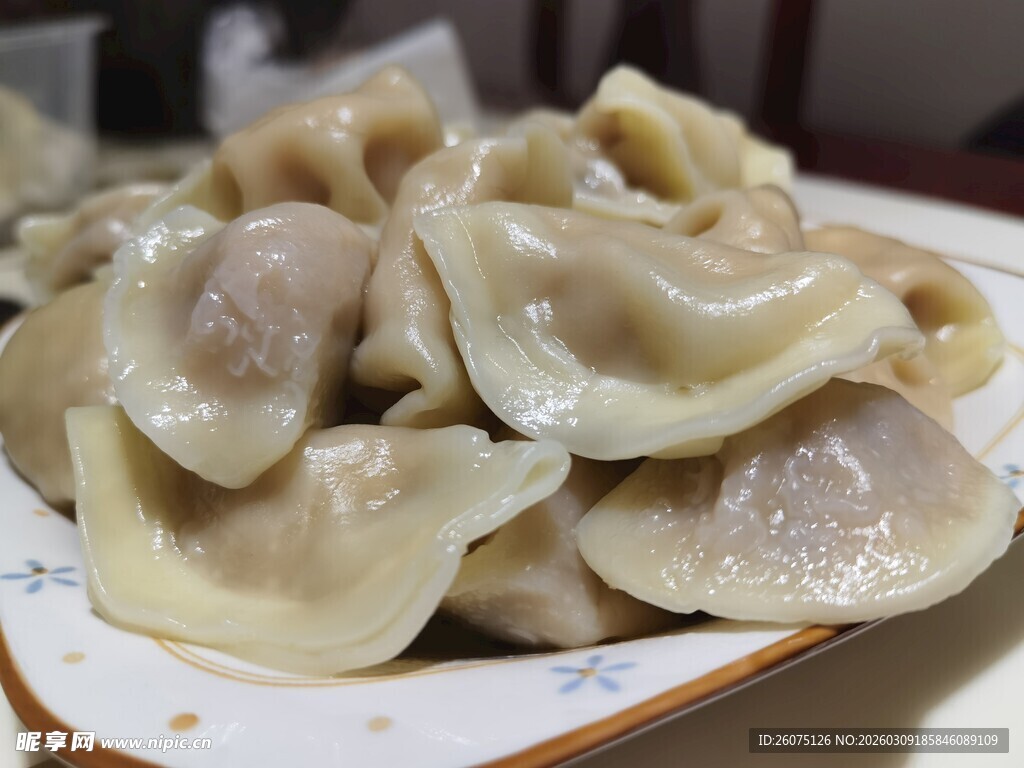 一盘美味饺子