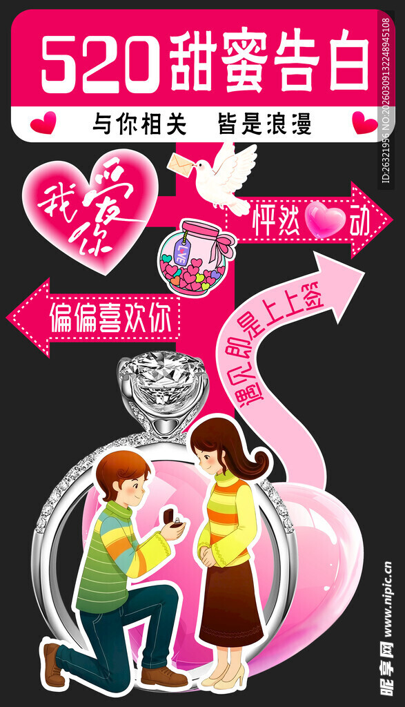 520告白布置牌