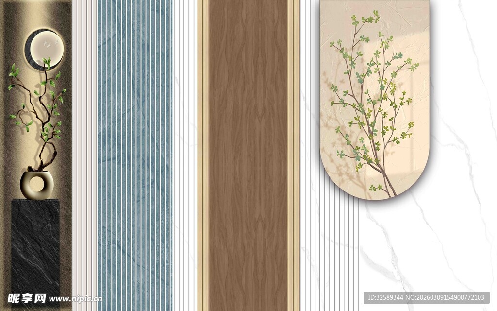 精致金属装饰与木质元素