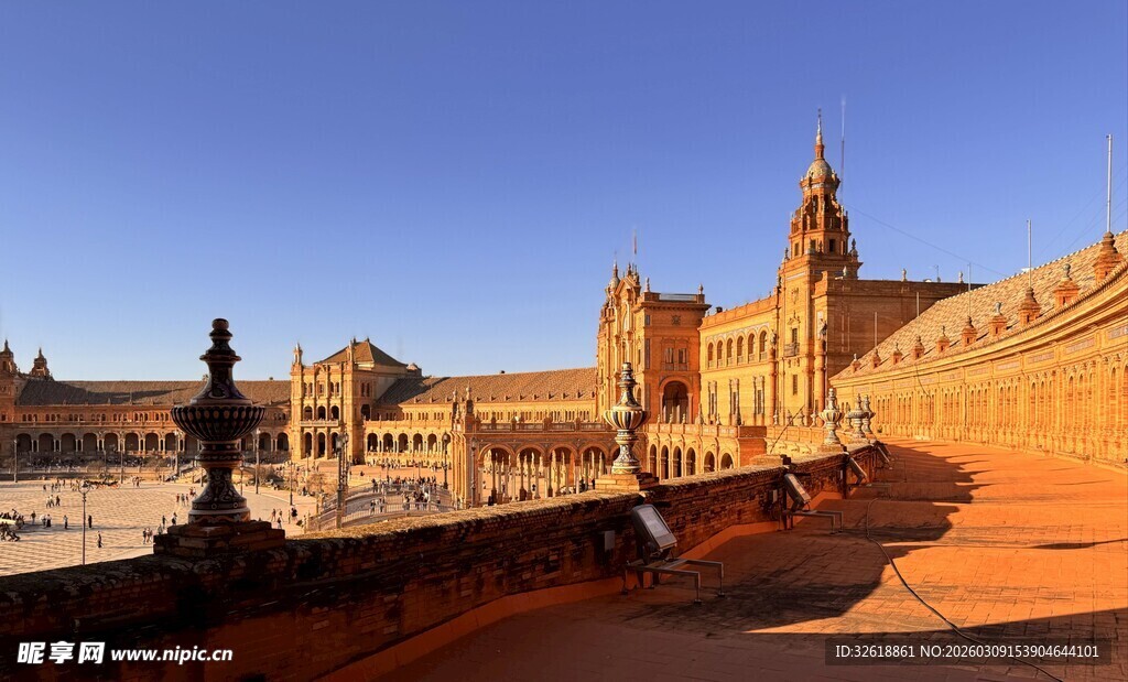 塞维利亚古建筑风光