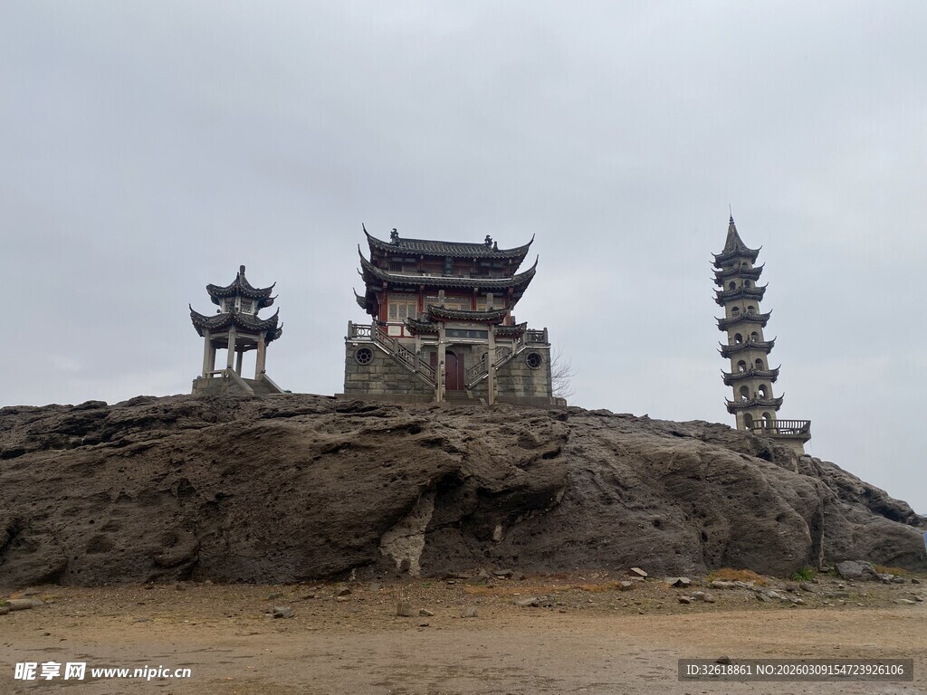 落星墩古建筑群景观