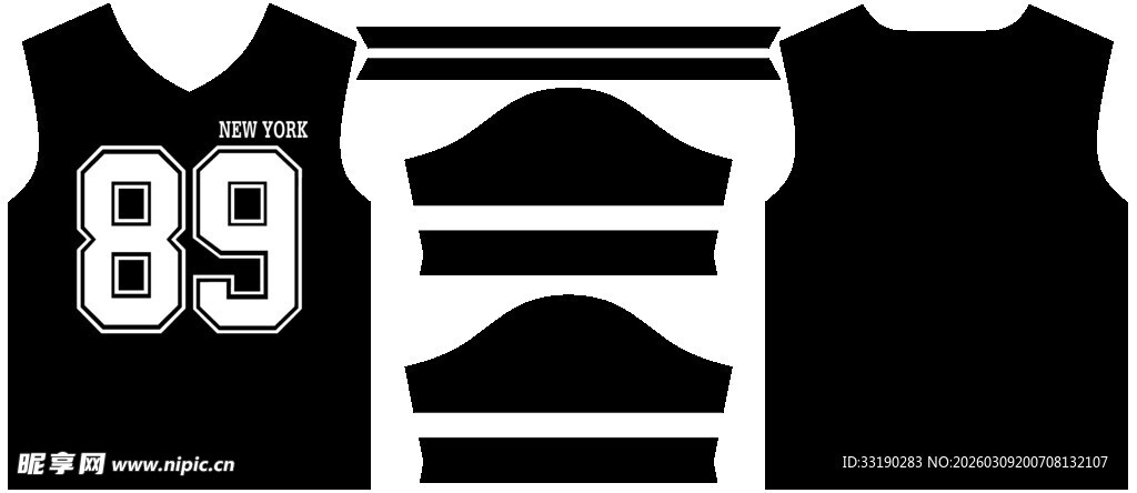 简约运动服饰设计图案