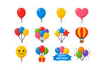 卡通气球素材
