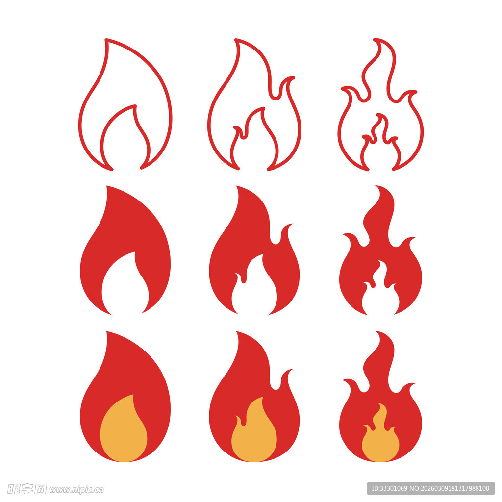 火焰图案素材