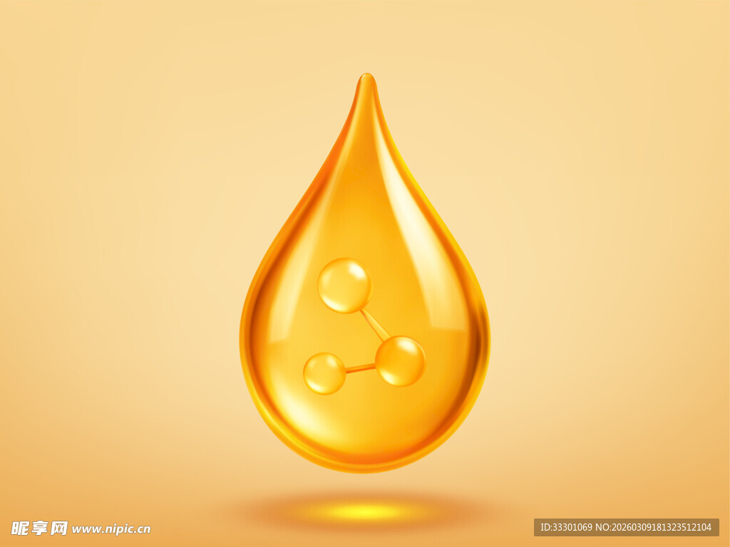 金色水滴