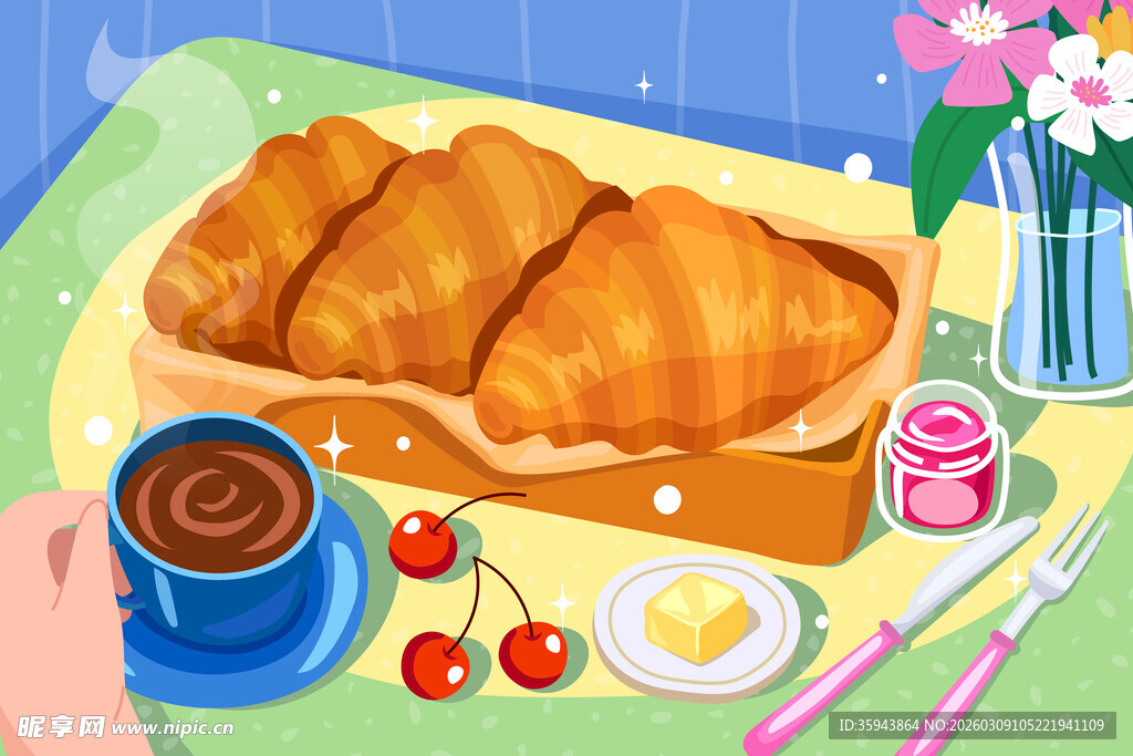 早餐插画