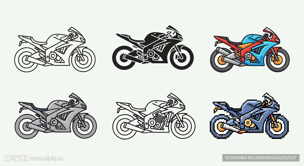 摩托车设计草图