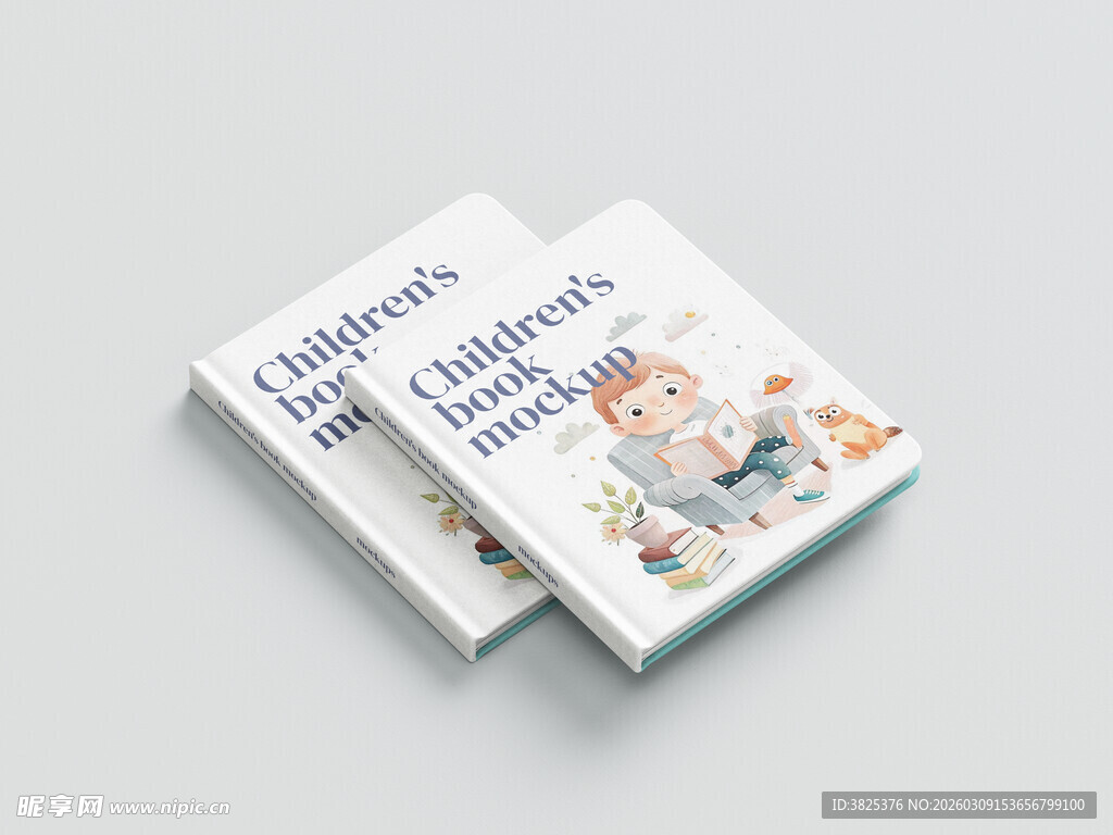 儿童绘本展示样机