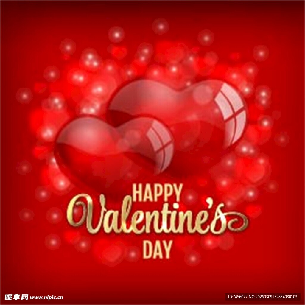 情人节爱心背景图