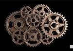机械齿轮图案