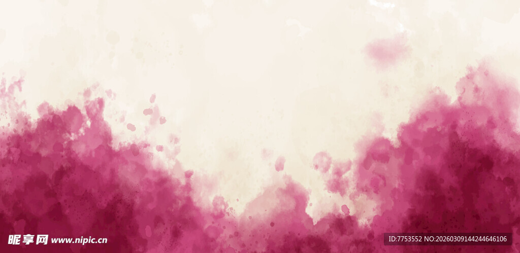 水彩晕染背景