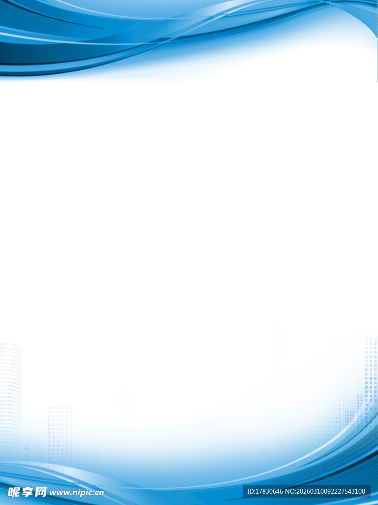 蓝色动感波浪背景图