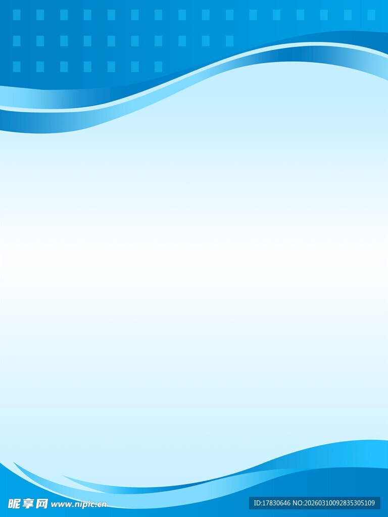 蓝色波浪背景设计素材