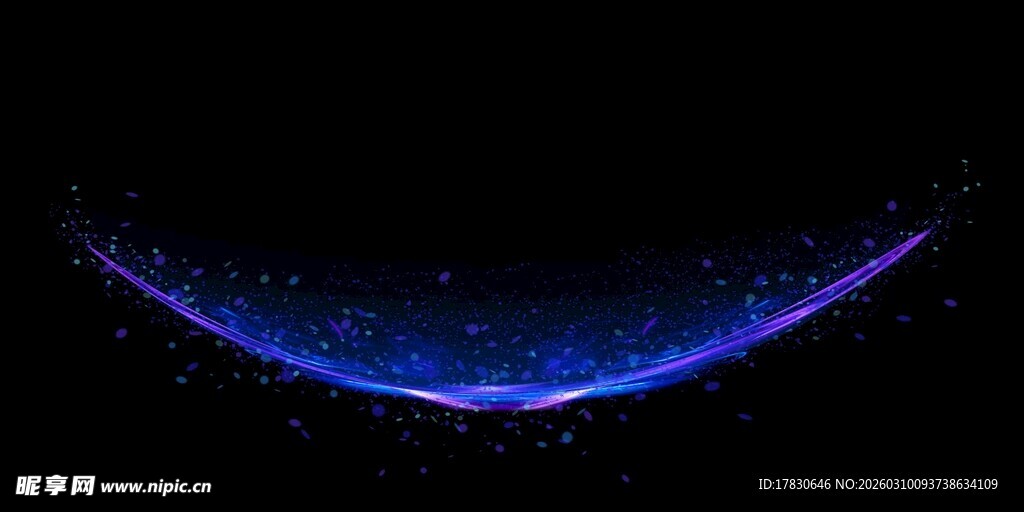 梦幻蓝色星空曲线